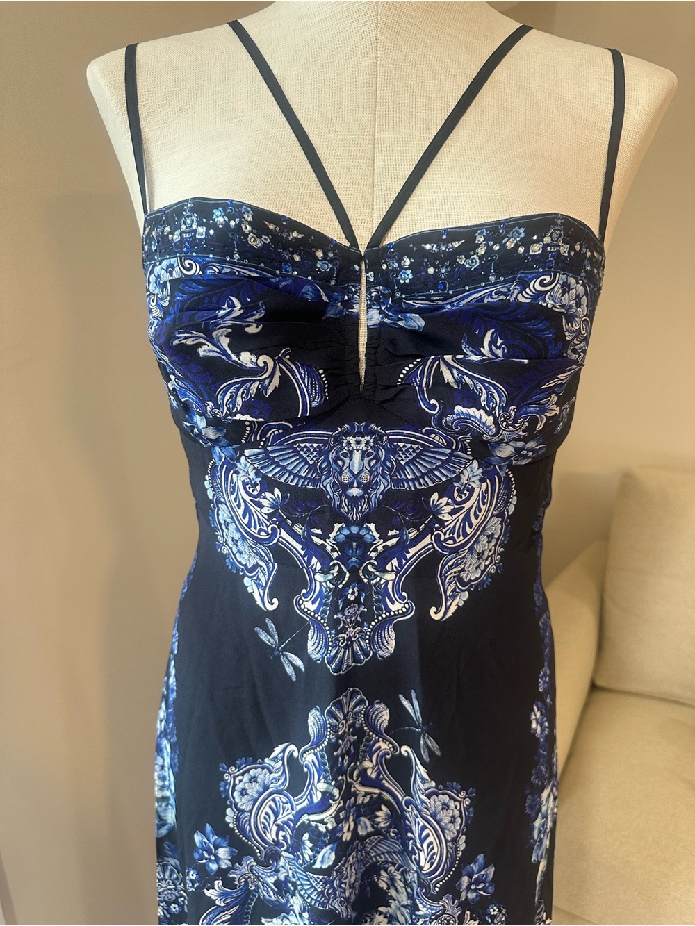 Camilla Delft Dynasty Strap Detail Dress Size Large - Picture 9 of 13